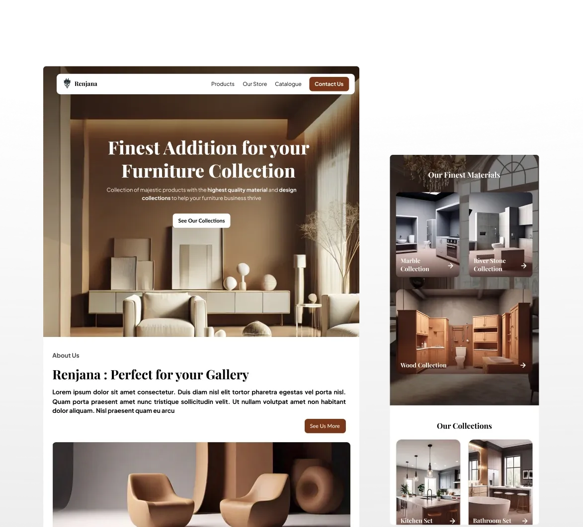 renjana furniture mockup