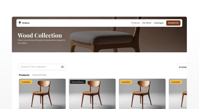 renjana furniture mockup